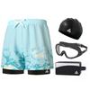 Peak Trendy Fashion Quick-Dry Breathable Comfortable Anti-Embarrassment Double-Layer Pants Professional Swimming Equipment Set YSZ5002+YS22100