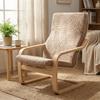 Removable Leaves Jacquard Chair Cover Elastic Band Stretch Slipcover Armchair Protector  Home Decor