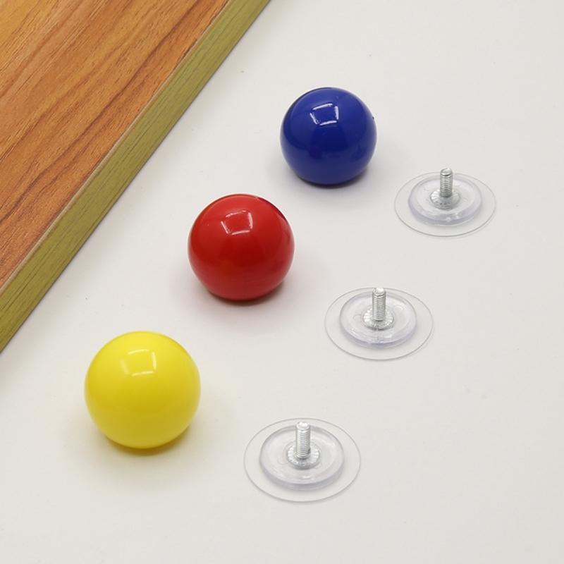 Set Of 4 Plastic Auto Adhesive Handles Easy No Tool Installation Strong Modern Designs Rounded Edges for Furniture