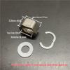Stainless Steel Corrugated Pipe Nut for Water Heater, 4/6 Inch; 201/304 Hose Connector with Gasket