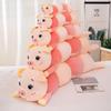 Cute Caterpillar Pig Plush Toy Large Long Striped Pig Piglet Doll Ragdoll Gift