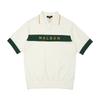 MALBON GOLF Malbon Scirpt Polo Knit T-Shirt Ivory (Man)
