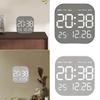 Digital Wall Clock Desktop Clock Large Display Adjustable Brightness °C/°F