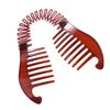 Flexible Headwear Banana Barrettes Clip Black Brown Elastics Hair Comb Hair Riser Claw