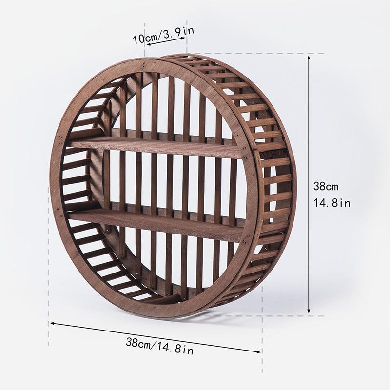 1 Stück Schweberegale für Heimdeko Dekorative Wandregaleinheit Moderner Wandorganizer Hölzernes Wandlagerregal