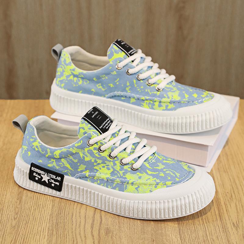 Модная дышащая повседневная парусиновая обувь для подростков — фото 4