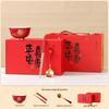 Cartoon Enamel Longevity Soup Bowl Gift Set