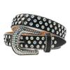 Punk Belt European and American Style AB Colored Diamond Rhinestone Punk Hot Girl Style Belt Men's Women's Belt