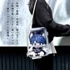 Clear Large Plush Fully Easy To Take Display Bag [wowjimi] Backpack, PVC, Capacity, Pouch, Transparent, Out, Bag, Clear, Plush, Carrying,
