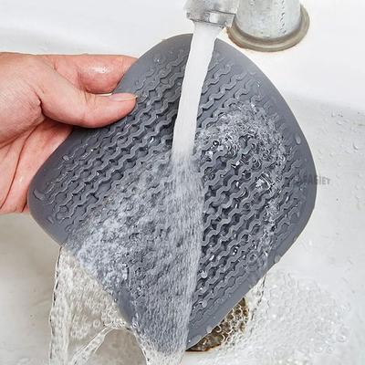 Anti-blocking Hair Filter Convenient Bathtub Drain Strainer Silicone Floor Drain  Kitchen Sink