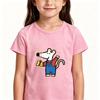 Maisy Mouse Kids 100%Cotton Cartoon Print T-shirt 2-12 Years Boys and Girls Kawaii Soft Short Sleeve Casual Tops Summer Toddler