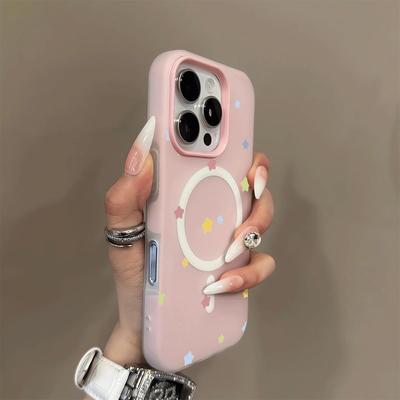 Magnetiskt gelé två-i-ett mobilskal för Apple 13pro Ismönster Mobilskal Dam Dubbelt skal Magnetiskt mobilskal