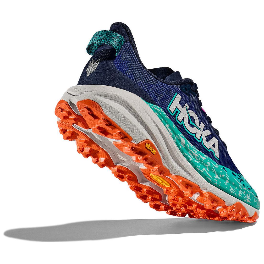 HOKA Speedgoat 6 Широкие Кроссовки Varsity Navy Meteor Женские Синие 1147832-VYM 36.5 — фото 5