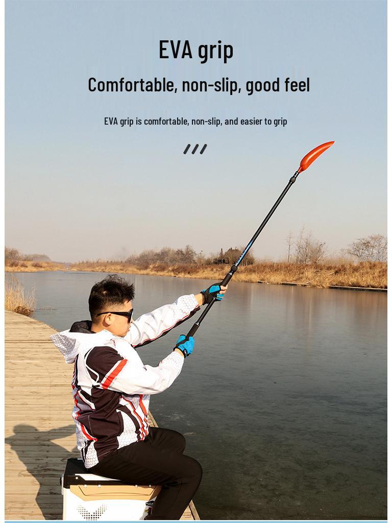 Carbon Fiber Long-Distance Casting Baiting Spoon: Telescopic Big Fish Shovel & Baiting Device