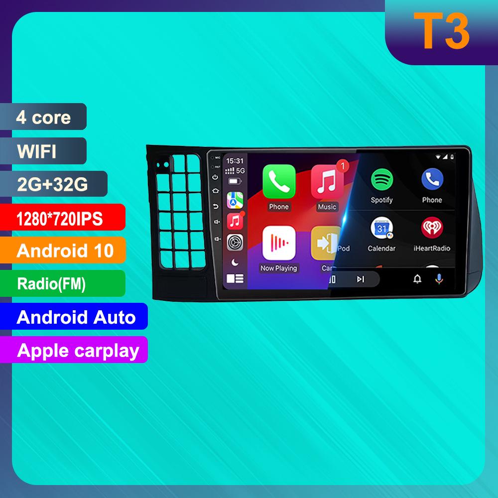 9-inch Volkswagen Golf 3 Android GPS Navigation with HD Reverse Camera and CarPlay Compatibility