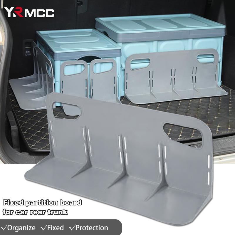 Car Trunk Organizer Holder Multifunctional Storage Fixed Rack Auto Stowing Tidying Plastic Baffle Solid Baffle Back Trunk Fixed