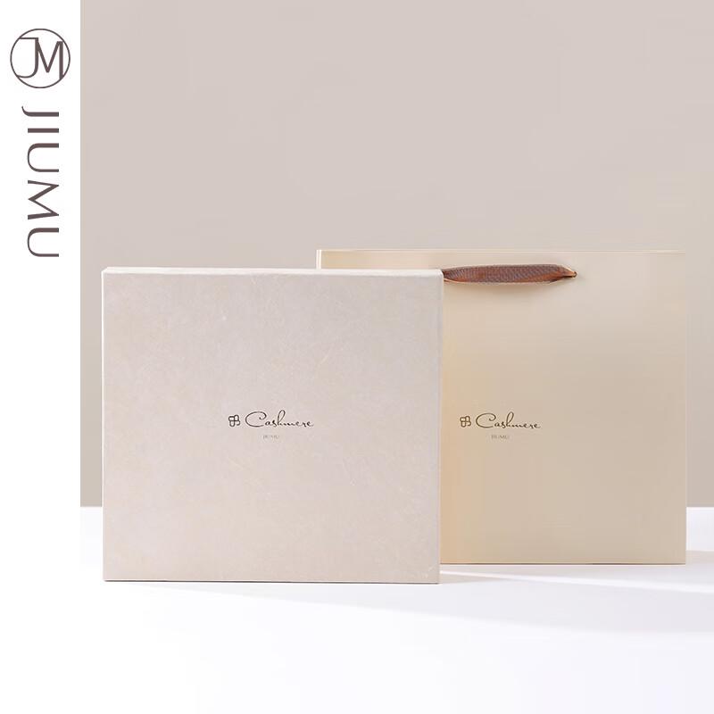 JIUMU Women's Cashmere Plaid Shawl Scarf