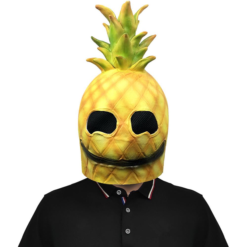 Pineapple Latex Mask Funny Fruit Head