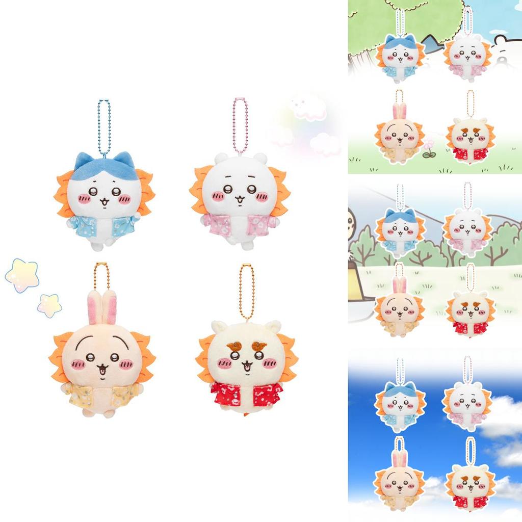 Adorable Okinawa Limited Edition Plush Lion Sasa Stuffed Toy Keychain Gift For Kids