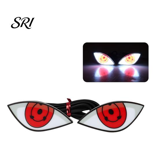 Stylish Vehicle Decorative Lights Ghost Eye Motorcycles LED with Waterproof Dynamic Eye-catching Motorcycle Lighting Rear Taillights for Car