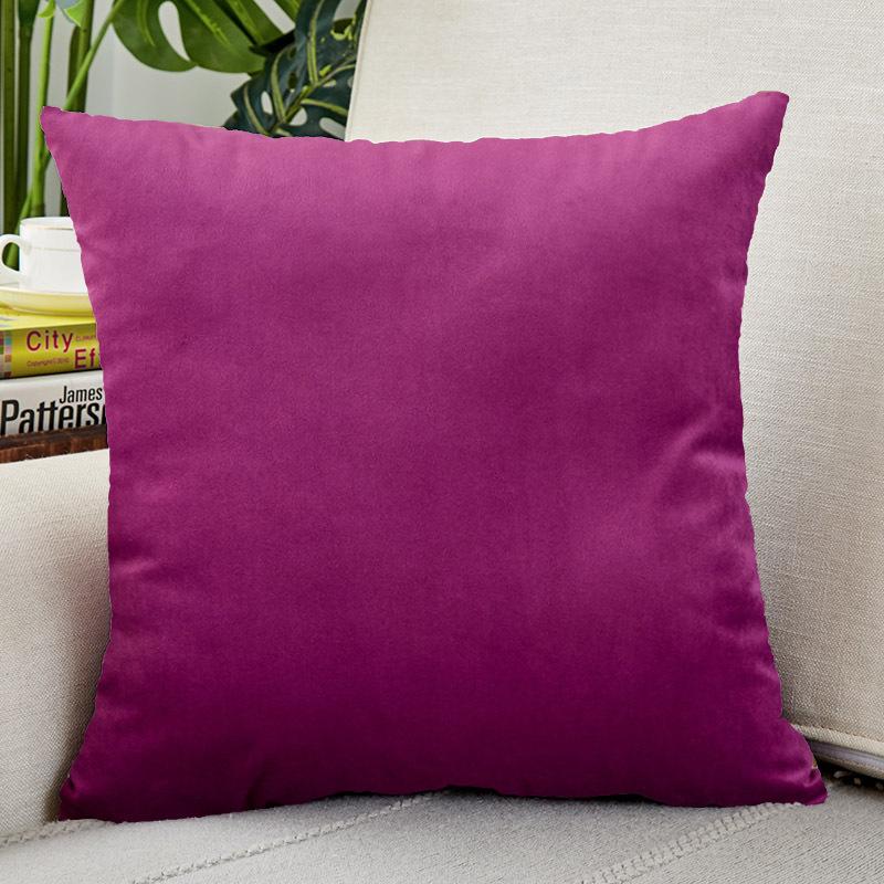 Velvet Pillowcase Cushion Cover Light Luxury Velvet Living Room Sofa Cushion Nordic Home Soft Decoration