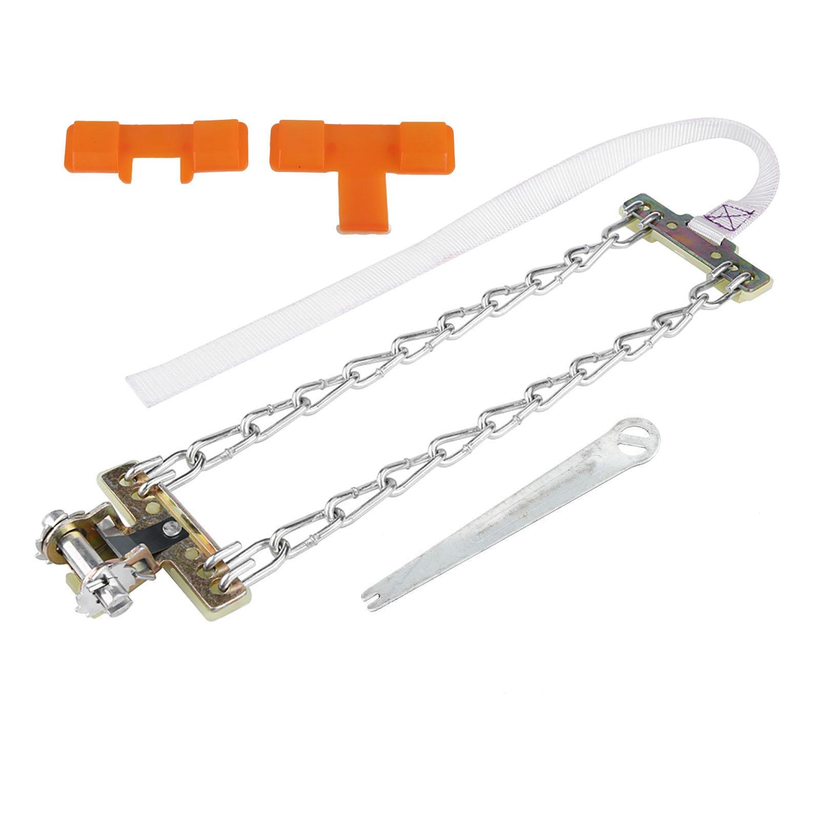 165 - 195mm Chaîne en Acier Antidérapante pour Pneu Neige Boue Sécurité Pneu Voiture Camion SUV
