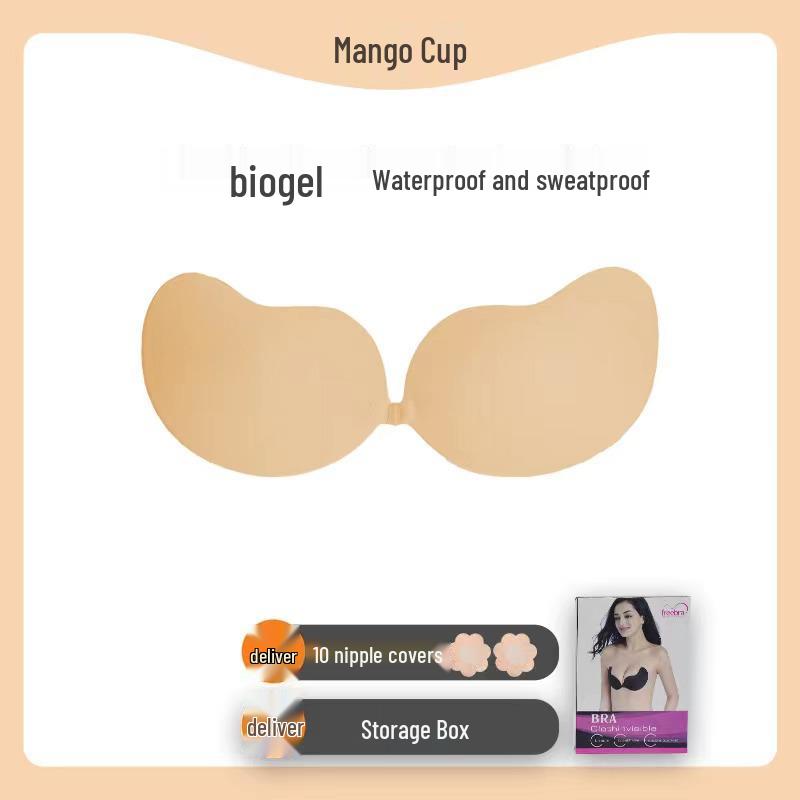 Summer Seamless Invisible Mango Nipple Covers: Lift & Gather for Women’s Halter Wedding Dresses