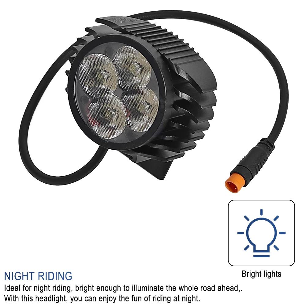 Reflektor LED do Kugoo Kukirin G2 Pro G2 Max Lampka Przednia na Kierownicę Lampa Przednia Akcesoria do Hulajnogi Elektrycznej Część Zamienna