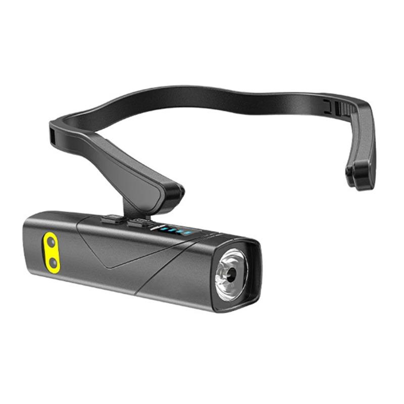 XPG LED Ear-Mounted Headlamp IPX4 Waterproof Motion Sensor Super Bright Headlight 5 Lighting Modes for Camping Mountain Climbing
