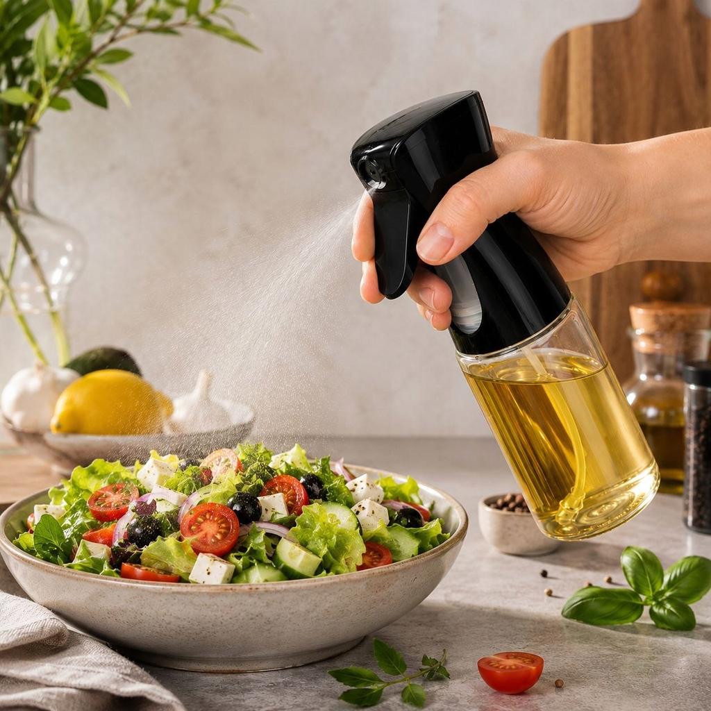 Oil Sprayer Dispenser 220ml Glass Oil Dispenser