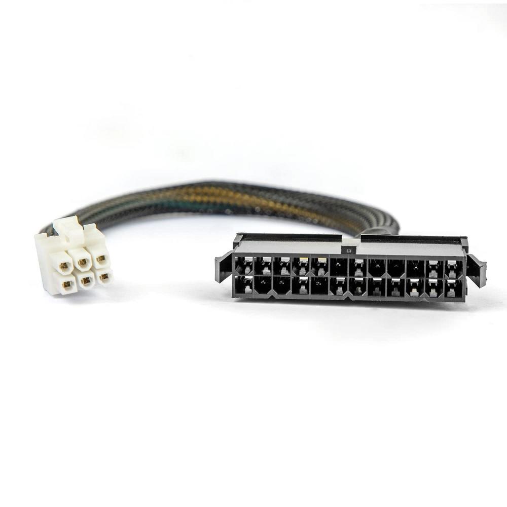 24 Pin To 6 Pin ATX PSU Power Adapter Cable for Dell OptiPlex and More Mainboard