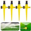 Garden Sprinkler 360° Rotation Irrigation Watering System Agriculture Ground Automatic Tube Adjustable Plug Buried Atomization