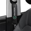 AEO1 For Skoda Kodiaq Fabia Kamiq Karoq Octavia 3 A5 A7 Rapid Scala Vrs Yeti Car Styling Seat Belt Pads Seat Shoulder Strap Pad Badge