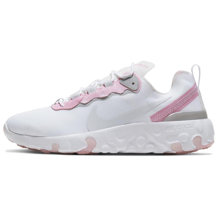 (GS) Nike Renew Element 55 White Pink Kids CK4081-102 EU 36.5