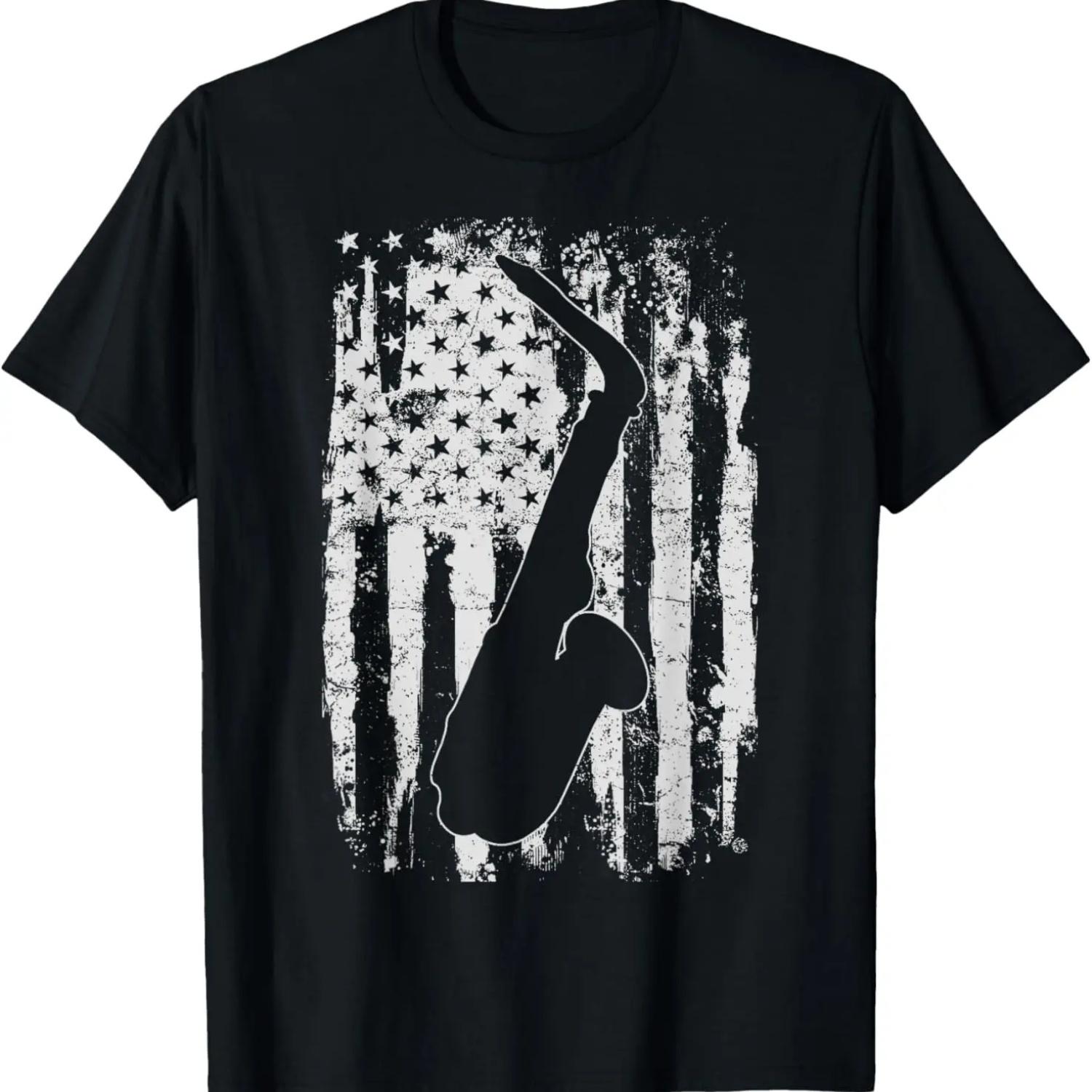 

Saxophone Sax Player Vintage Gift T-Shirt XXXXXL чорний