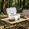 Breathable Fishing Live Baits Box Light Weight Plastic Live Baits Container Hanging Waist Plastic Baits Storage Box