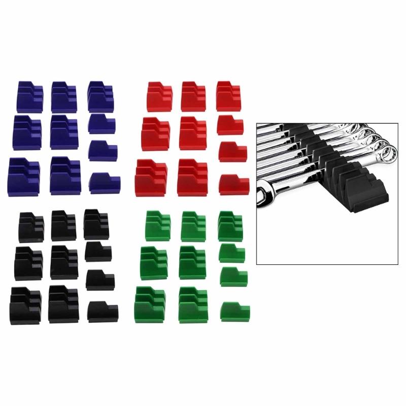 Wrench Organizers Rack Space Saving Wrench Storage Small  Wrench Organizers for Efficient Toolbox & Drawer Storage