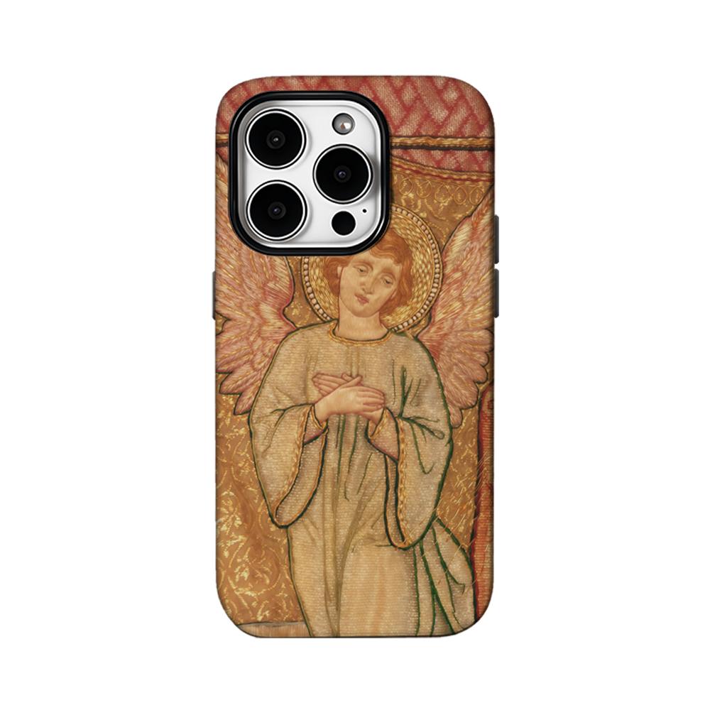 

Angel Embroidery Art Phone Case for IPhone 16 15 14 13 12 11 X XS XR XSMAX 7 8 Pro Max Plus Double-layer Back Cover IPHONEXSMAX