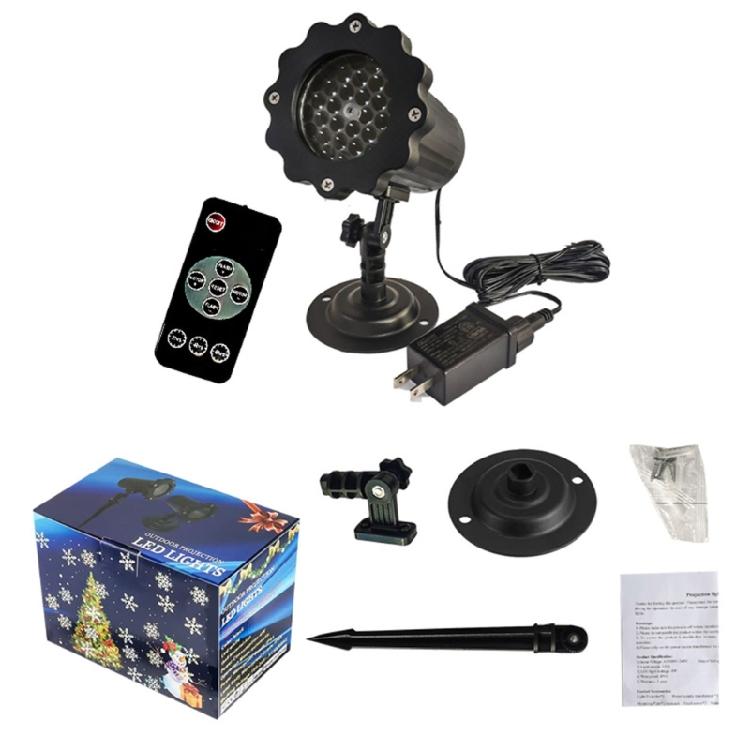 Christmas Projector Lights Outdoor Indoor Christmas Decorations Snowflake LED