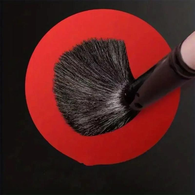 7Pcs Art Brush Set - Round/Pointed Tips For Gouache/H2O | Beginner Artist Kit W/Wood Handle (No Shed)