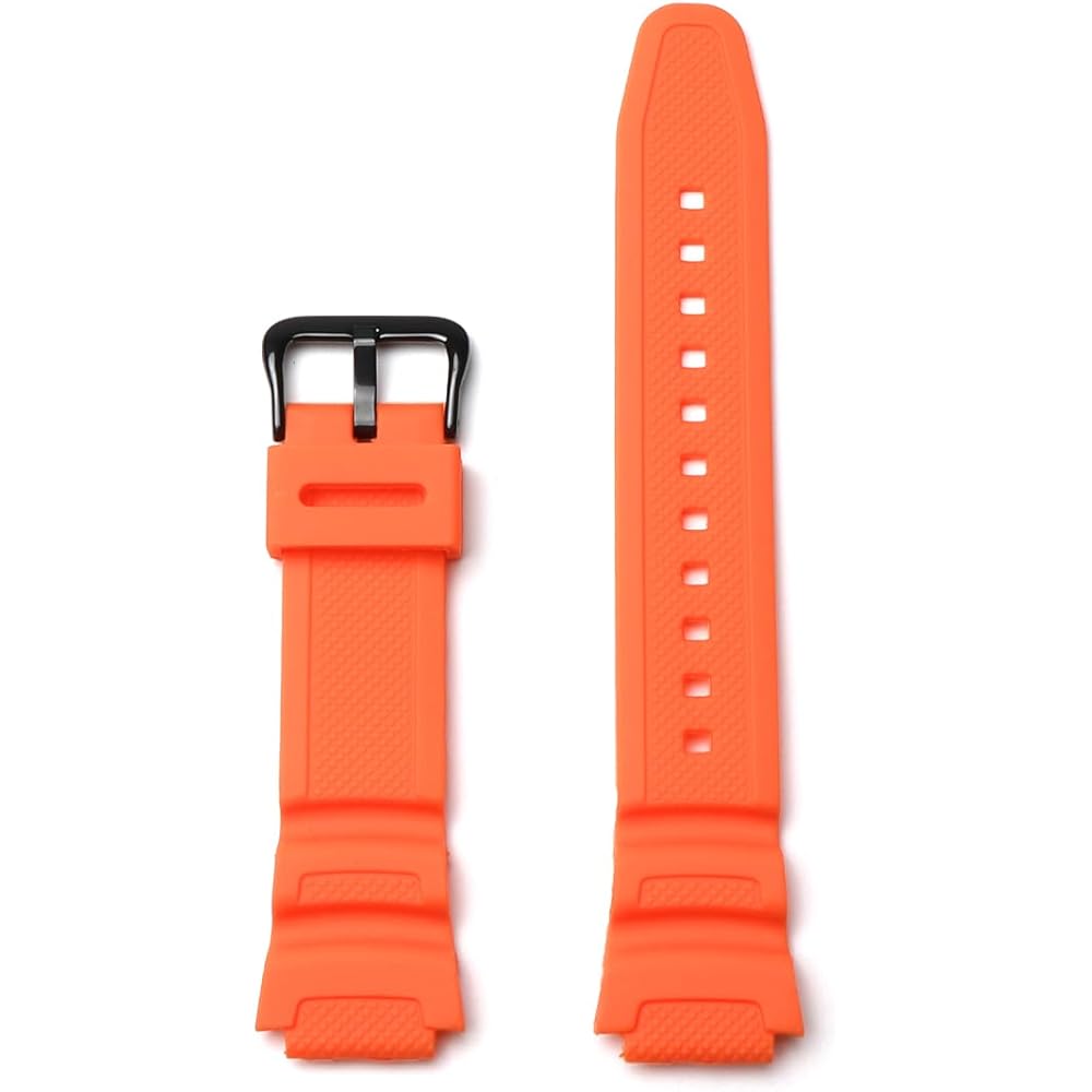 [CASIO W-218H Replacement Belt] Silicone Belt General Purpose 18mm Casio Standard Digital W-735H ...