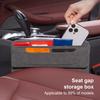 Car Seat Crevice Storage Storage Case Car Seat Crevice Filler With Charging Hole For Glasses Keys Cards Small Items Truck