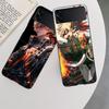 My Hero Bakugou Katsuki Phone Case For Samsung Z Flip 7 6 5G Galaxy Z Flip 5 4 3 Black Hard Cell Cover Luxury PC Shell Coque