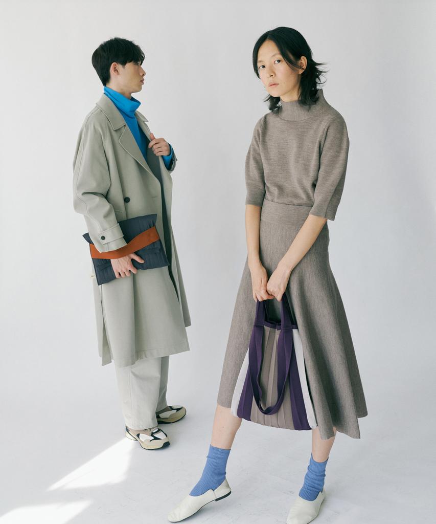 Pleatsmama Two-Way Shopper Bag Purple