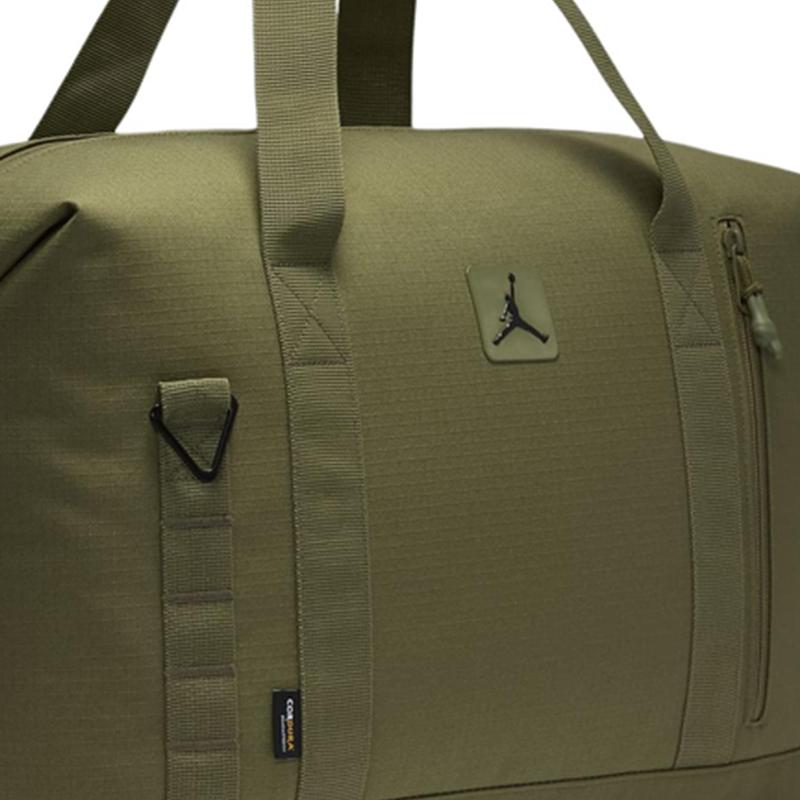 Jordan Flight Classic Logo Zipper Closure Regular Polyester Travel Bag Unisex travel bag Army-Green HF1865-222