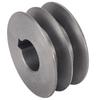 V-Belt Pulley A Type Double Slot Pulley Motor Cast Iron Dia Power Tool Accessory