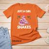 Snake Lover Art For Girls Ball Python Coral Reptile Unisex T-shirt 5