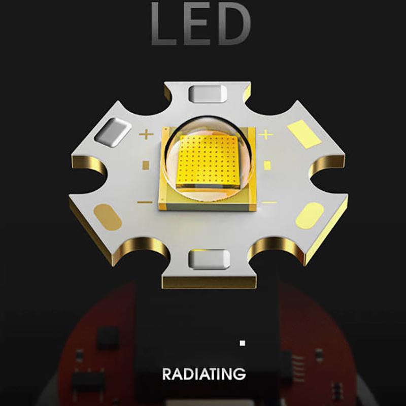 Smiling Shark Led Mini Strong Light Rechargeable Flashlight Super Bright Multifunctional Keychain Outdoor Warning Home