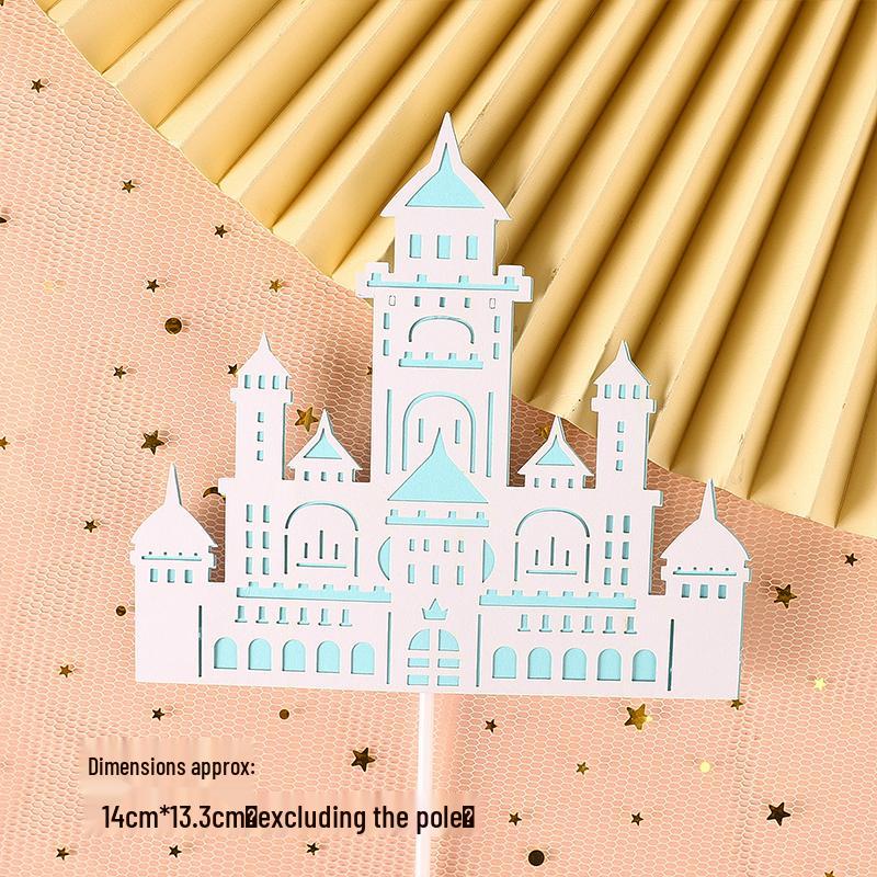 Pink & Gold Royal Birthday Cake Topper Set