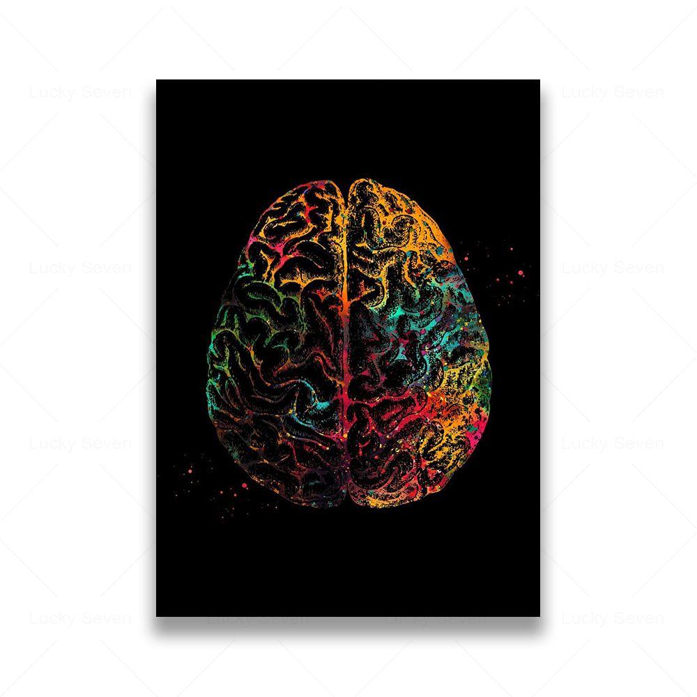 Anatomia Umana Muscoli DNA Neuro Arte Murale Pittura su Tela Poster e Stampe Mappa del Corpo Immagini Murali Educazione Medica Decorazione per la Casa